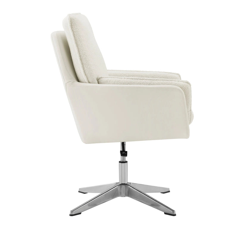Sedia Sherpa Marcia Swivel Sedia d'Accento