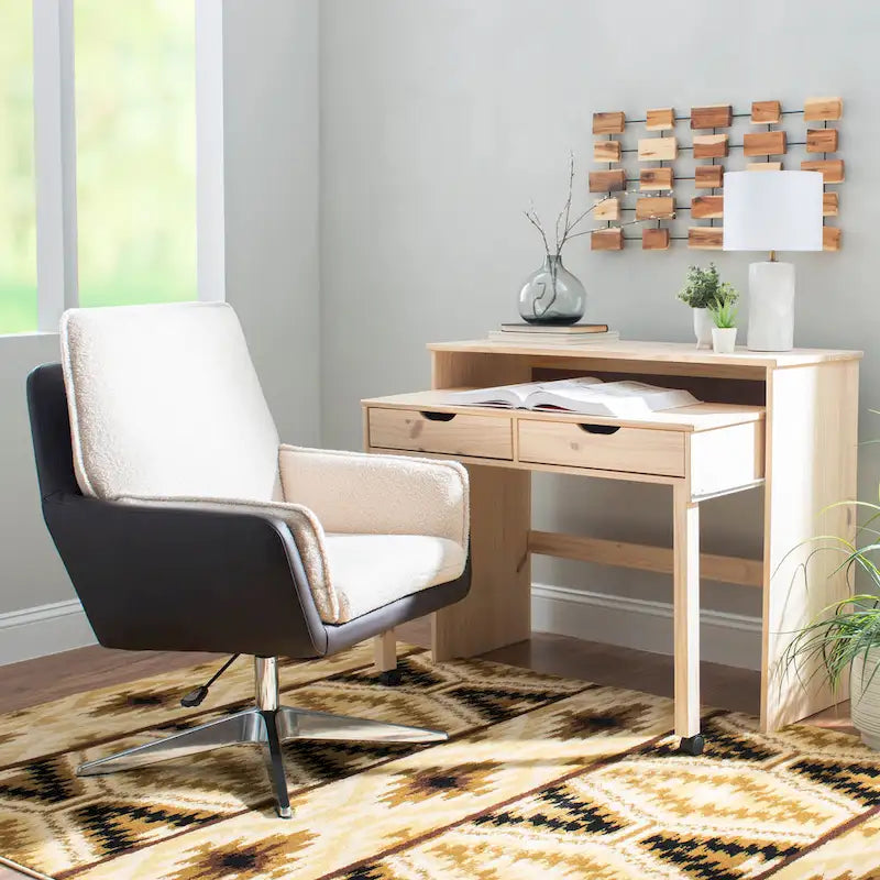 Sedia Sherpa Marcia Swivel Sedia d'Accento