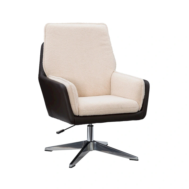 Sedia Sherpa Marcia Swivel Sedia d'Accento