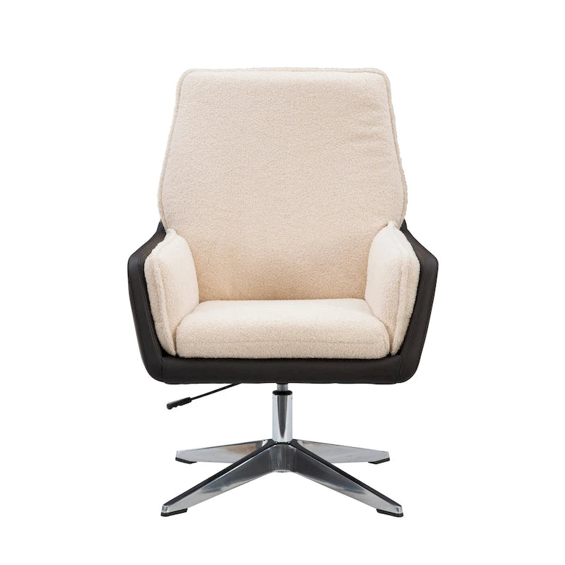 Sedia Sherpa Marcia Swivel Sedia d'Accento