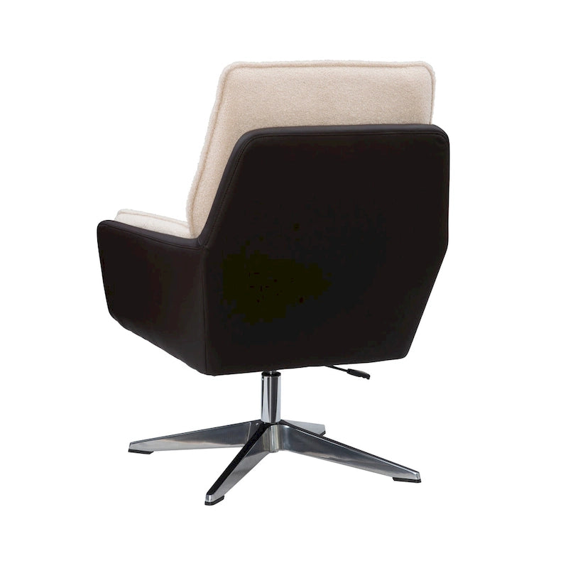 Sedia Sherpa Marcia Swivel Sedia d'Accento