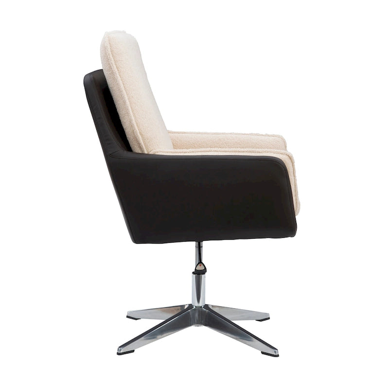 Sedia Sherpa Marcia Swivel Sedia d'Accento