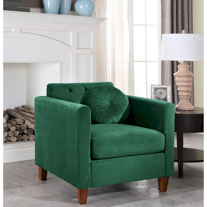 Poltrona Classica Chesterfield Persaud Velvet Kitts