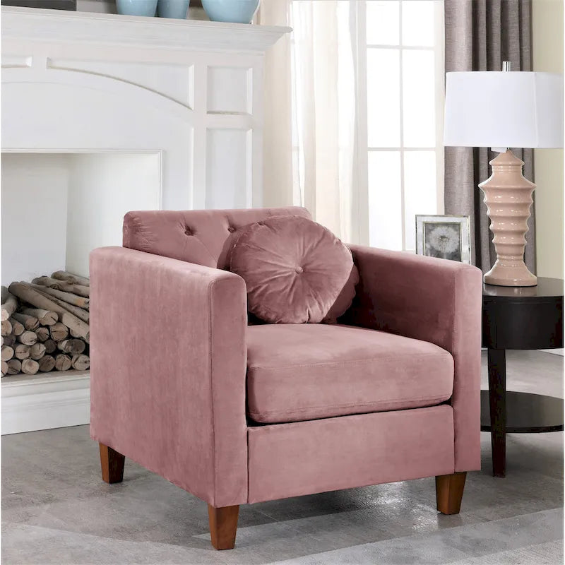 Poltrona Classica Chesterfield Persaud Velvet Kitts