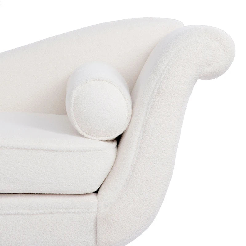 Chaise longue 70,86W con bracciolo a voluta