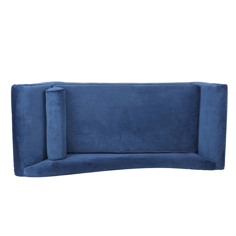 Chaise longue 70,86W con bracciolo a voluta