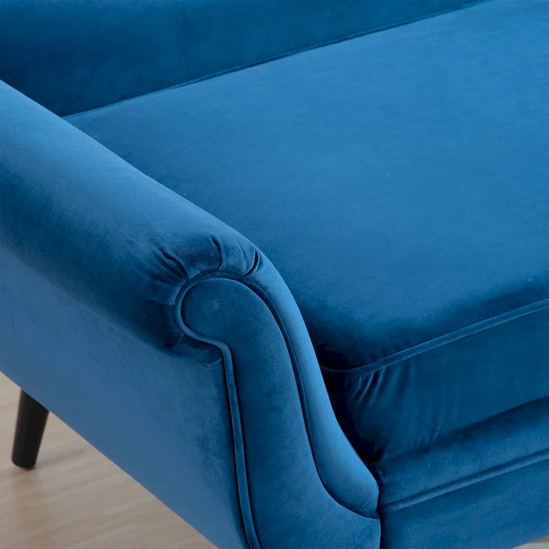 Chaise longue 70,86W con bracciolo a voluta