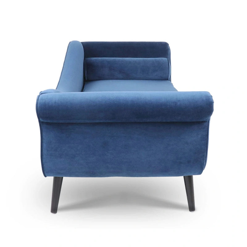 Chaise longue 70,86W con bracciolo a voluta