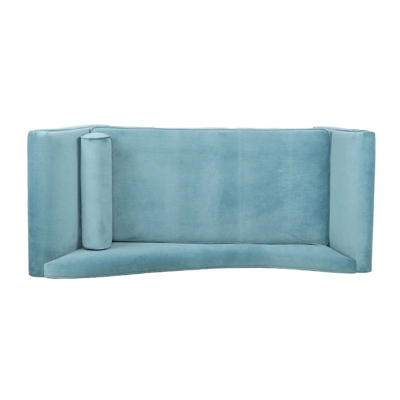 Chaise longue 70,86W con bracciolo a voluta