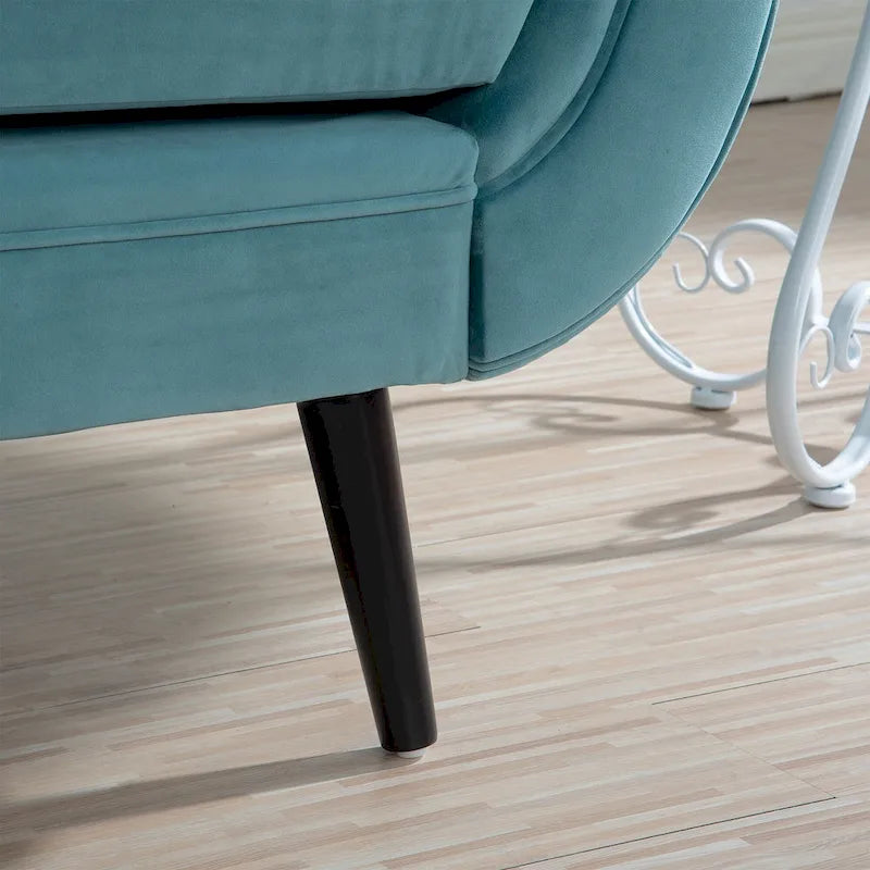 Chaise longue 70,86W con bracciolo a voluta