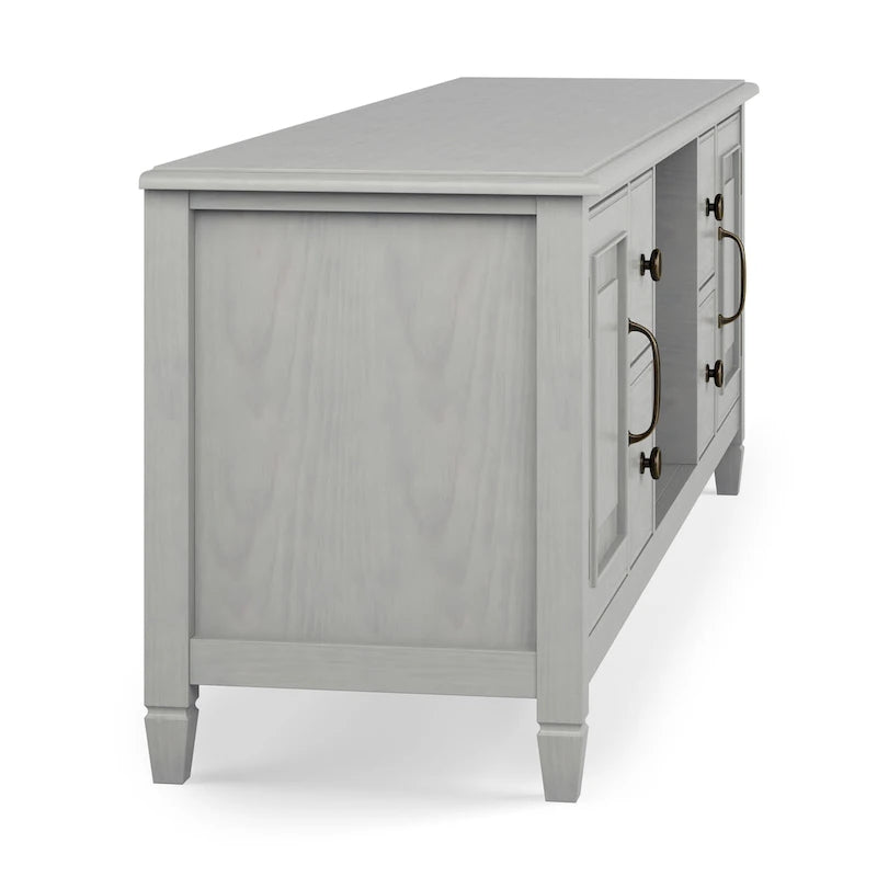 WYNDENHALL Hampshire MOBILE TV Tradizionale in LEGNO MASSELLO, Larghezza 72 pollici, per TV fino a 80 pollici - 72L x 18P x 24 A