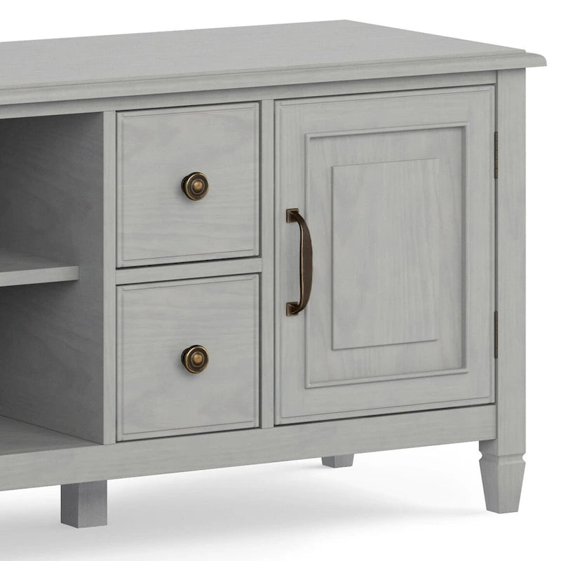 WYNDENHALL Hampshire MOBILE TV Tradizionale in LEGNO MASSELLO, Larghezza 72 pollici, per TV fino a 80 pollici - 72L x 18P x 24 A