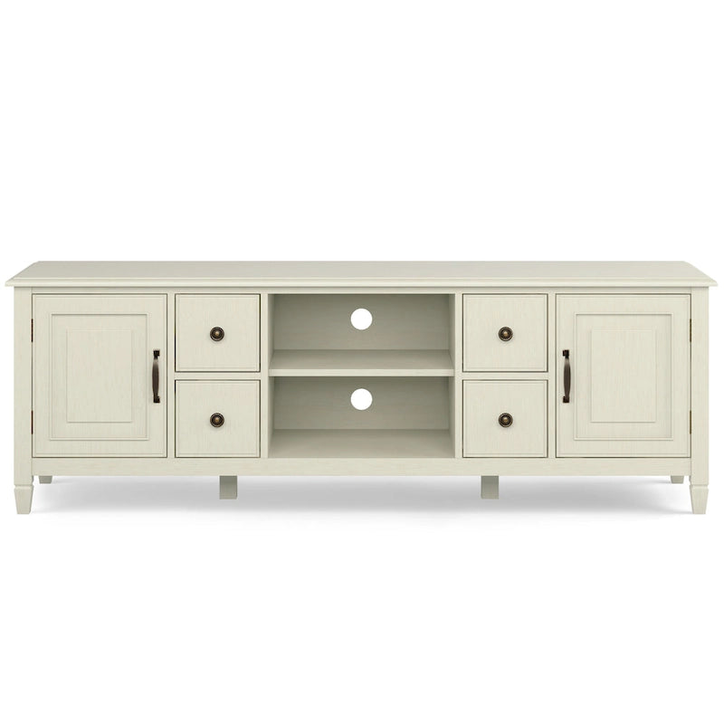 WYNDENHALL Hampshire MOBILE TV Tradizionale in LEGNO MASSELLO, Larghezza 72 pollici, per TV fino a 80 pollici - 72L x 18P x 24 A
