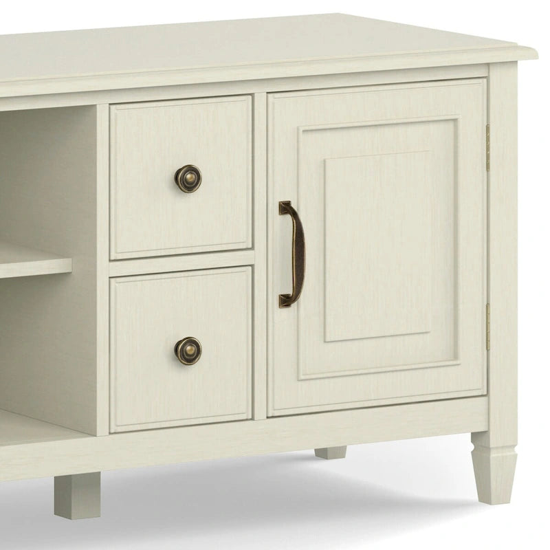 WYNDENHALL Hampshire MOBILE TV Tradizionale in LEGNO MASSELLO, Larghezza 72 pollici, per TV fino a 80 pollici - 72L x 18P x 24 A