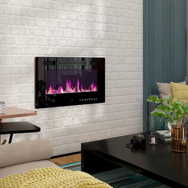 Mobile TV e Caminetto di Lusso Combinato Caratteristiche Caminetto LED Integrato