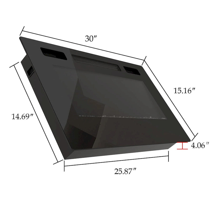Mobile TV e Caminetto di Lusso Combinato Caratteristiche Caminetto LED Integrato
