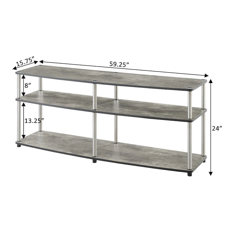Convenience Concepts Designs2Go Porta TV a 3 ripiani da 65 pollici