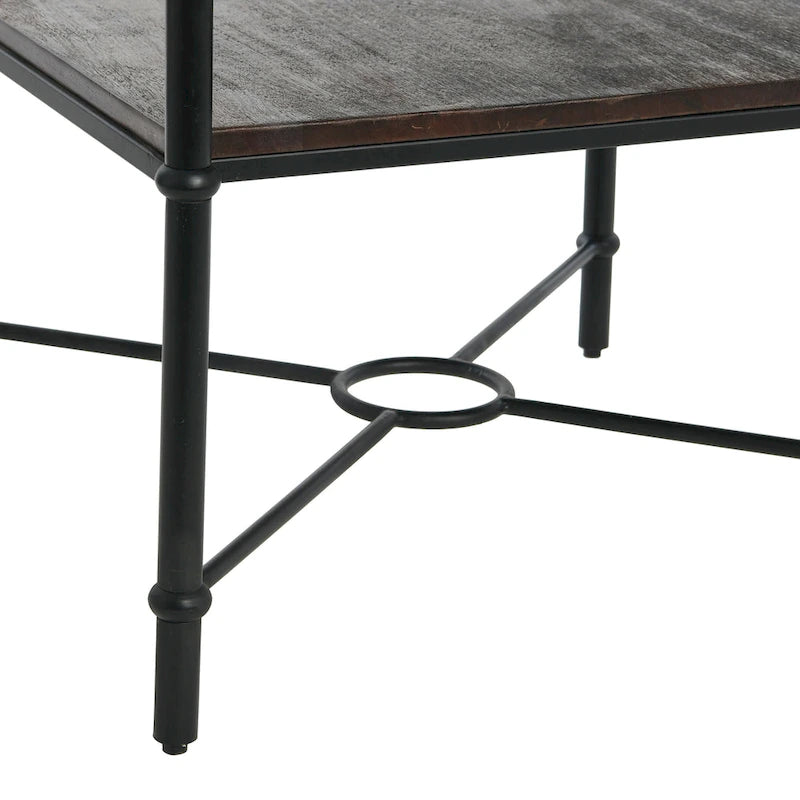 Tavolino con ripiano contenitore