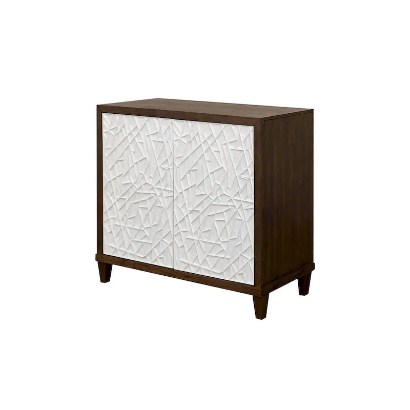 Mobile consolle Modern Wood 40 con ante, porta TV, mobiletto, consolle da ingresso, completamente assemblato, marrone