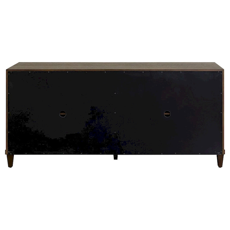 Mobile consolle Modern Wood 40 con ante, porta TV, mobiletto, consolle da ingresso, completamente assemblato, marrone
