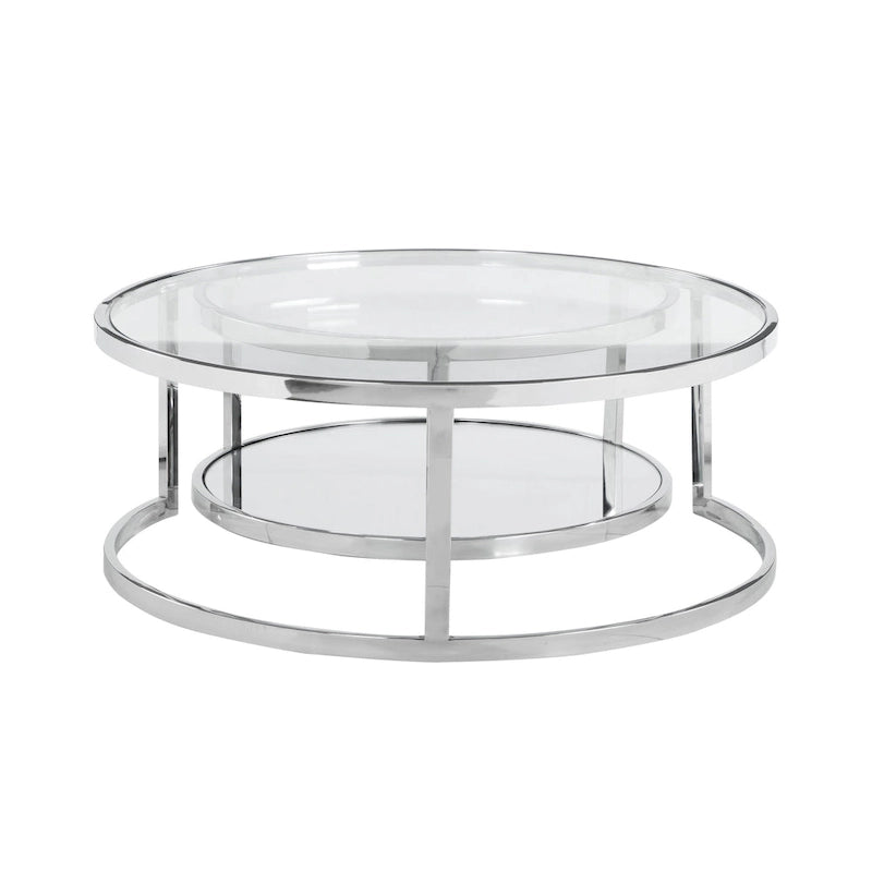 Set di tavolini da cocktail rotondi Somette 2-in-1 sovrapponibili - Tavolino da cocktail - Tavolino da cocktail