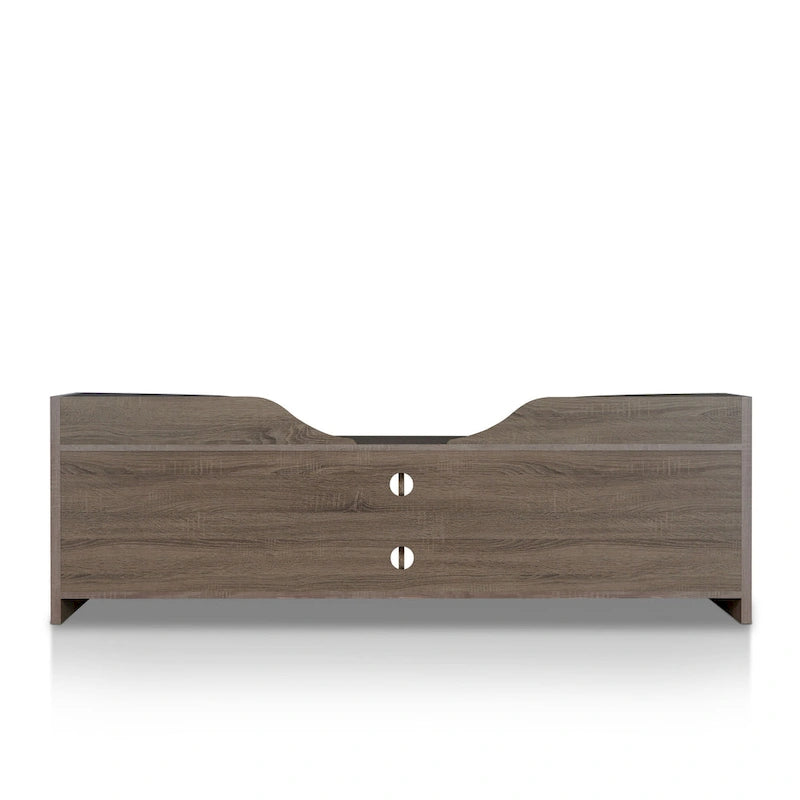 Mobile TV multifunzione Fetz Rustic da 72 pollici di Furniture of America