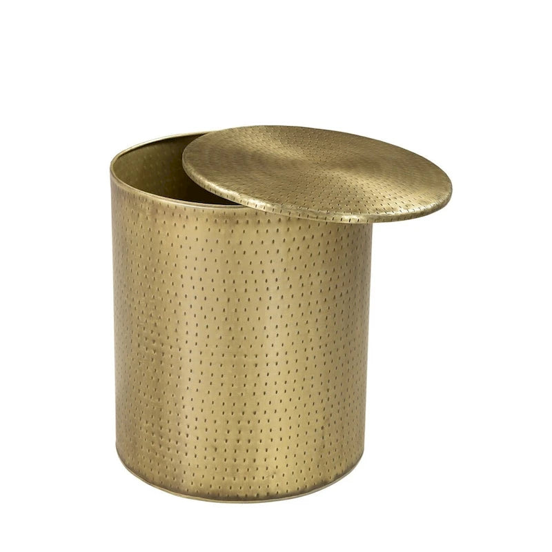 Tavolino Alevi Drum Oro Ferro