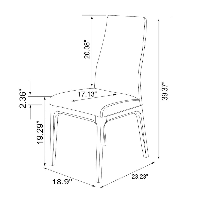 Somette Pogo Criss Cross Set da Pranzo con Sedie Nere