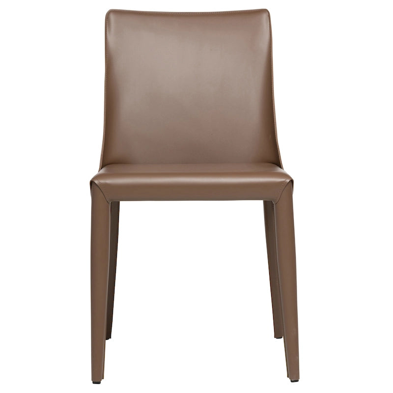 Sedia da pranzo Ace in pelle vegana Mid-Century Modern