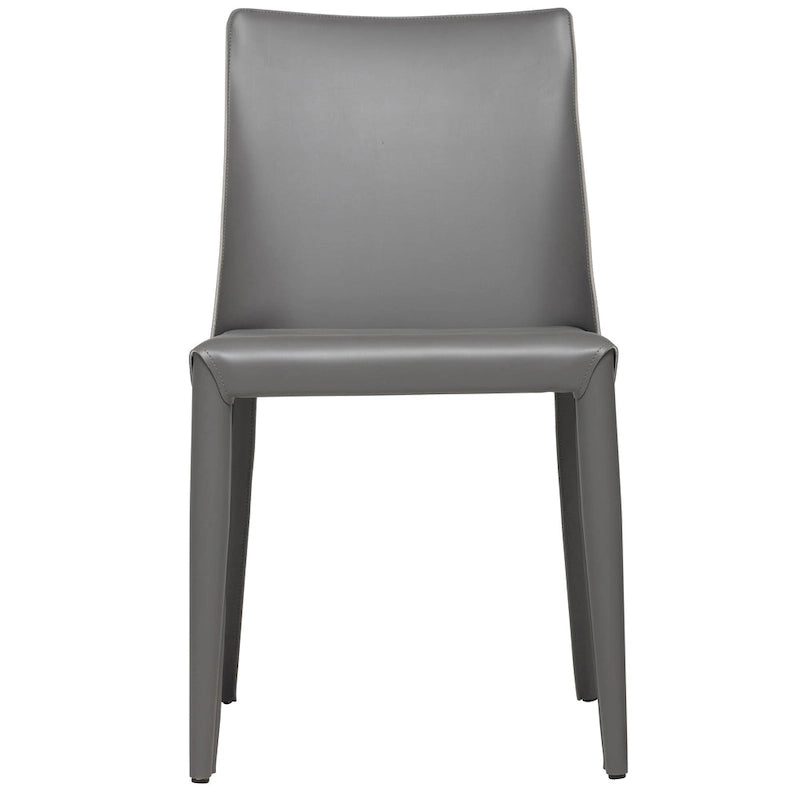 Sedia da pranzo Ace in pelle vegana Mid-Century Modern