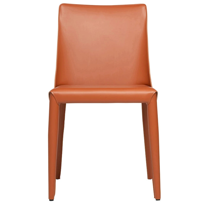 Sedia da pranzo Ace in pelle vegana Mid-Century Modern