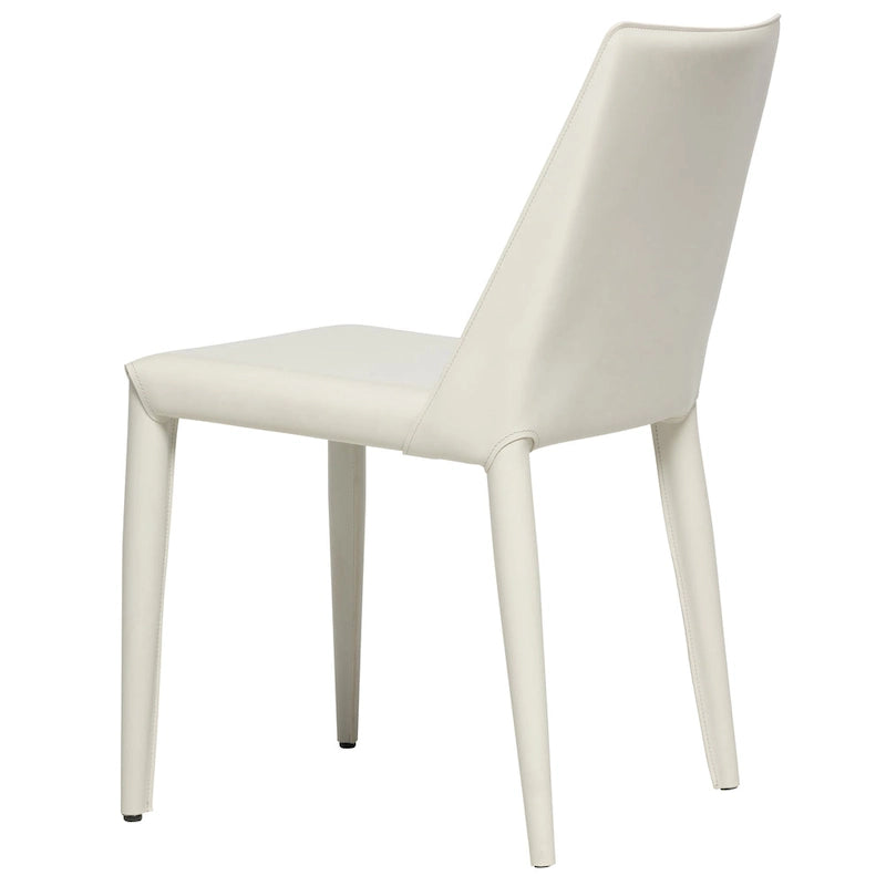 Sedia da pranzo Ace in pelle vegana Mid-Century Modern