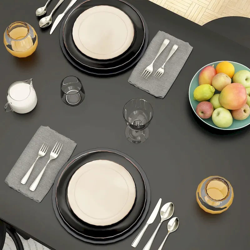 Set da 5 tavoli da pranzo a altezza bancone Mieres, set da tavolo per colazione per casa, cucina, ristorante, bar, cucina