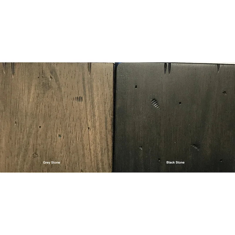 Set da pranzo di 7 pezzi con piedistallo doppio di transizione in grigio antico con pannello posteriore