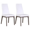 Sedia Somette Modern Contour con Schienale e Base in Legno, Set da 2
