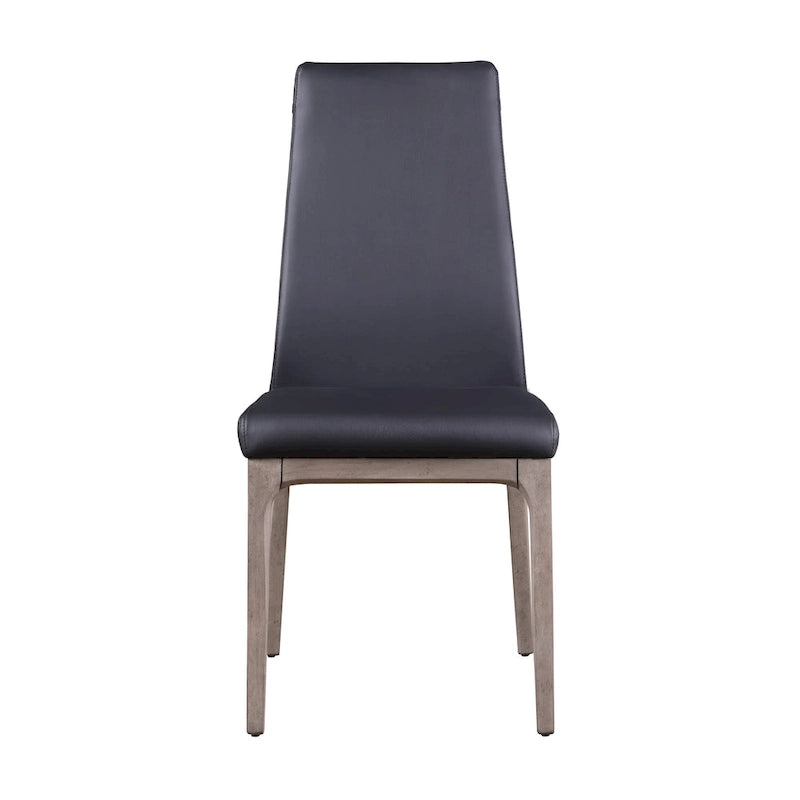 Sedia Somette Modern Contour con Schienale e Base in Legno, Set da 2