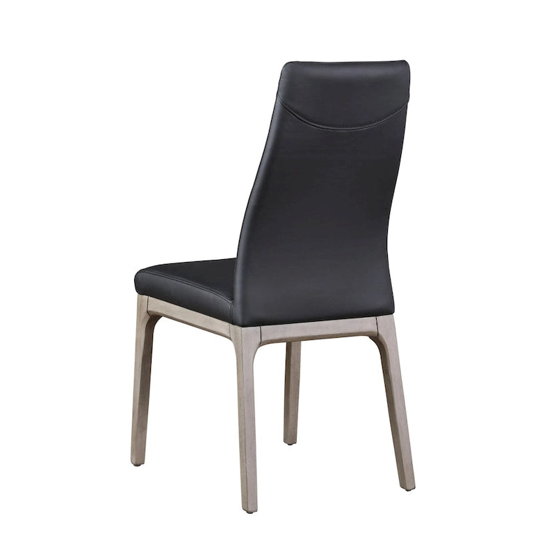 Sedia Somette Modern Contour con Schienale e Base in Legno, Set da 2