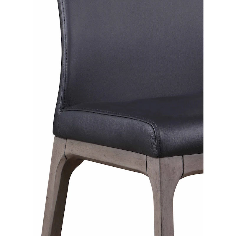 Sedia Somette Modern Contour con Schienale e Base in Legno, Set da 2