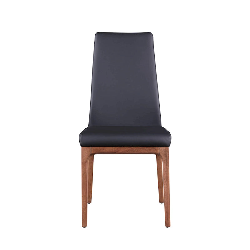 Sedia Somette Modern Contour con Schienale e Base in Legno, Set da 2