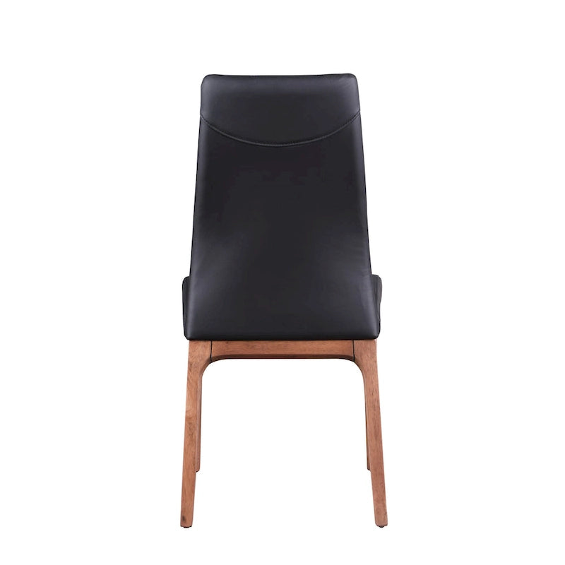 Sedia Somette Modern Contour con Schienale e Base in Legno, Set da 2