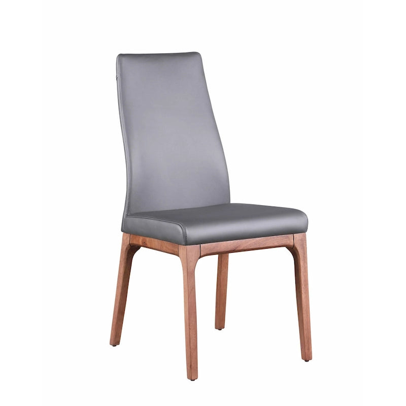 Sedia Somette Modern Contour con Schienale e Base in Legno, Set da 2