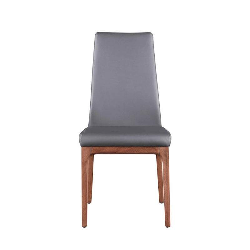 Sedia Somette Modern Contour con Schienale e Base in Legno, Set da 2