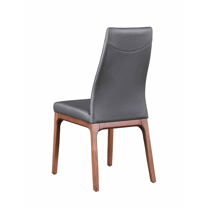 Sedia Somette Modern Contour con Schienale e Base in Legno, Set da 2
