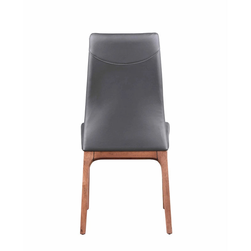 Sedia Somette Modern Contour con Schienale e Base in Legno, Set da 2