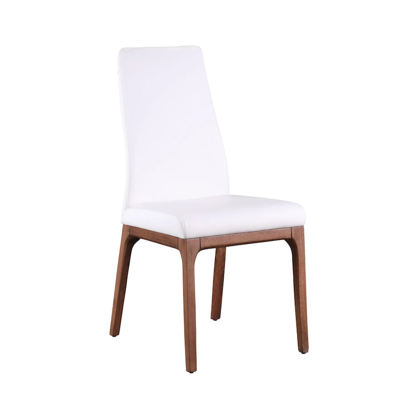 Sedia Somette Modern Contour con Schienale e Base in Legno, Set da 2