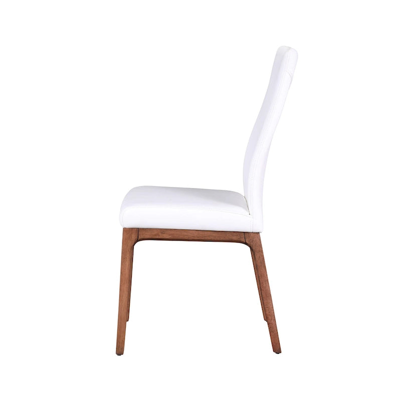 Sedia Somette Modern Contour con Schienale e Base in Legno, Set da 2
