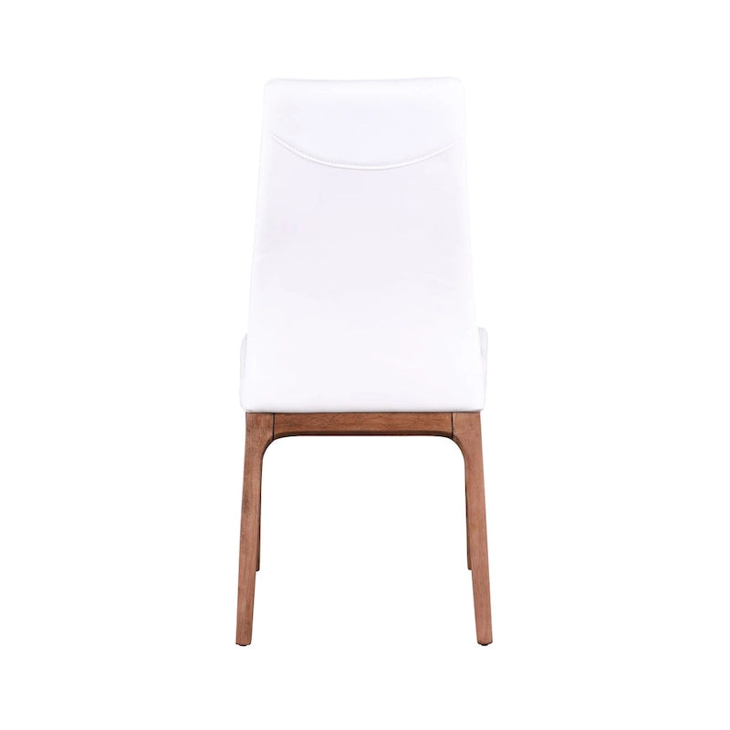 Sedia Somette Modern Contour con Schienale e Base in Legno, Set da 2