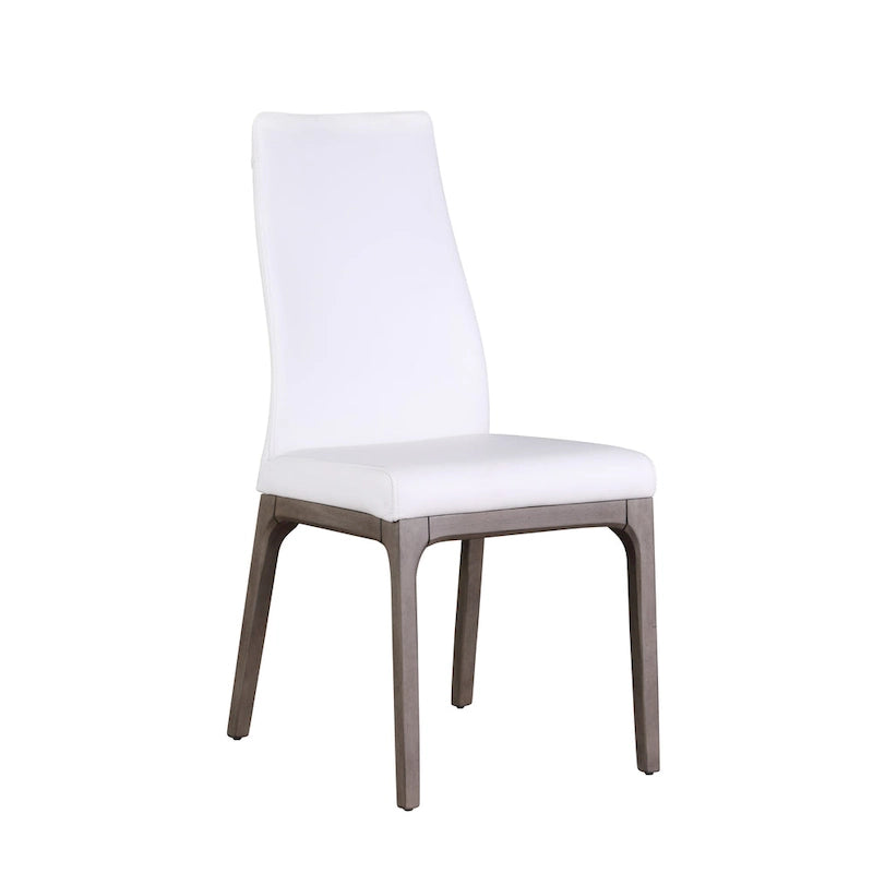 Sedia Somette Modern Contour con Schienale e Base in Legno, Set da 2