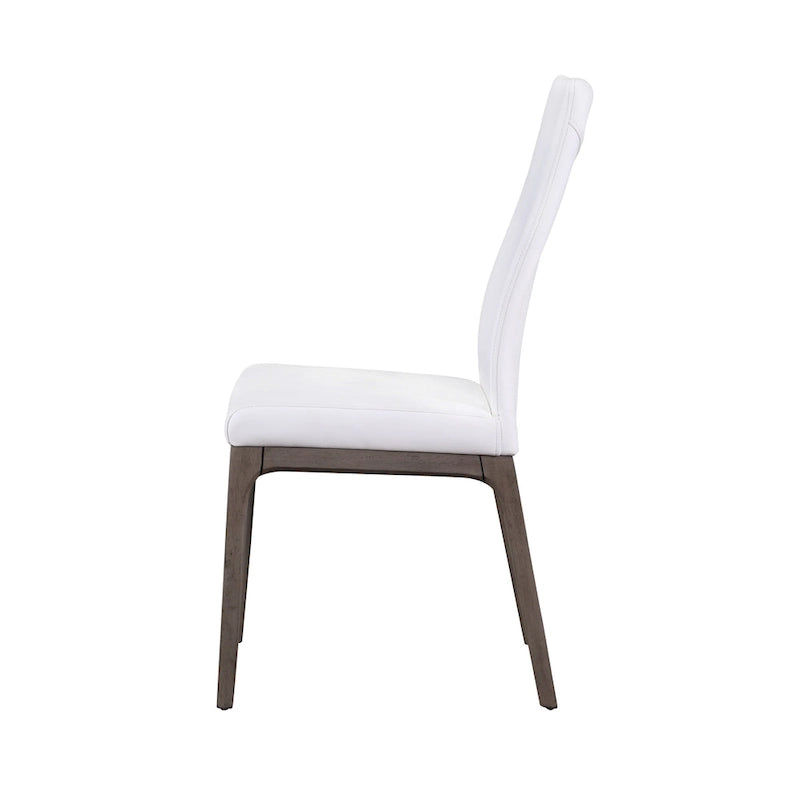 Sedia Somette Modern Contour con Schienale e Base in Legno, Set da 2