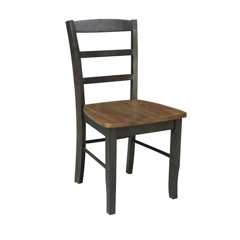 Tavolo da pranzo a ribalta da 42 pollici con 4 sedie Ladderback - Set da 5 pezzi